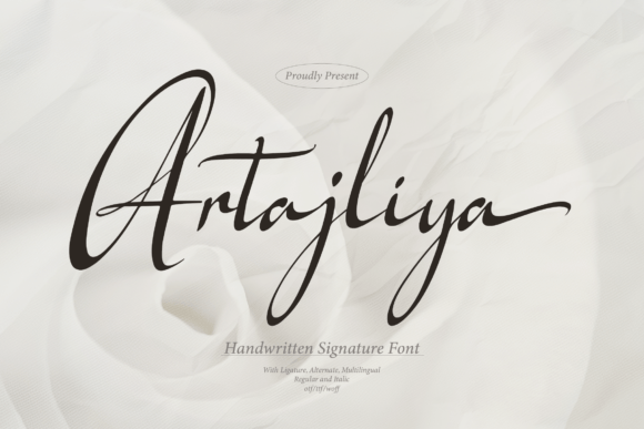 Artajliya: The Script Font That Elevates Campaign Messages