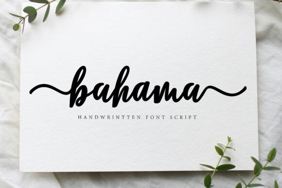 Bahama: A Script Font for Distinctive Digital Communication
