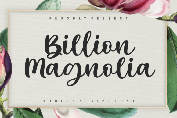 Billion Magnolia: An Elegant Script Font for Web Design