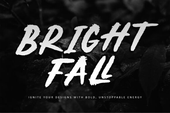 Brightfall: A Bold Brush Font for Modern Web Branding