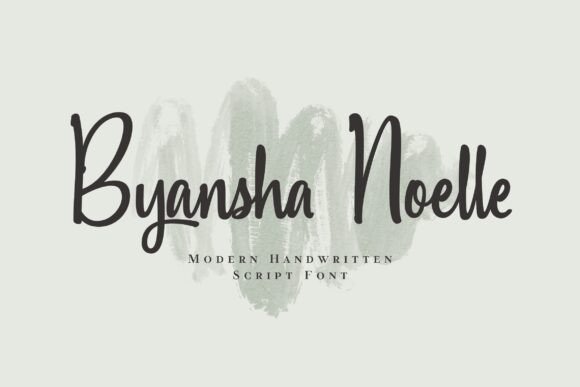 Byansha Noelle: A Font for Building a More Trustworthy Brand
