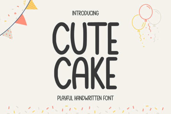 Cute Cake Font: A Maker's Secret for Handmade Charm