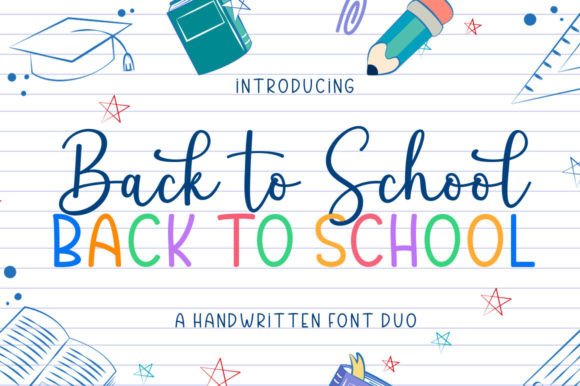 Elevate Your Handmade Crafts with the Back to School Duo Font