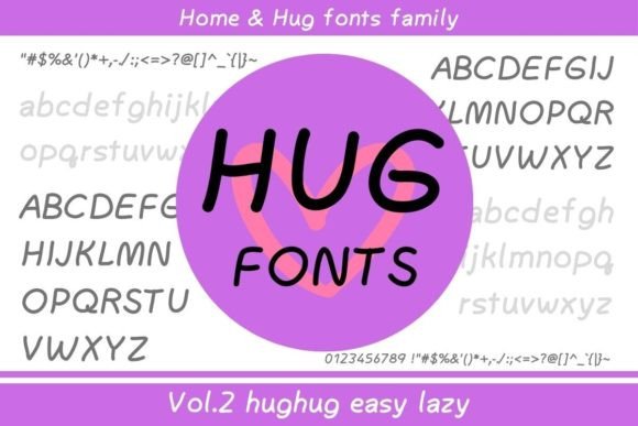 Hughug Easy Lazy: The Font for Creating a Cohesive Brand Look