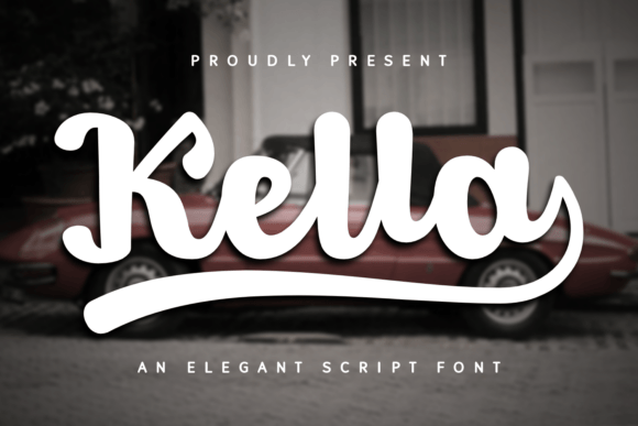 Kella: The Bold Script Font for Scroll-Stopping Visual Communication