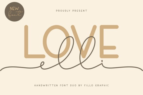 Love Elli Fonts: A Friendly Touch for Your Brand
