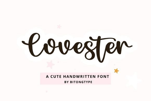 Lovester: The Friendly Handwritten Font for Your Brand's Heart