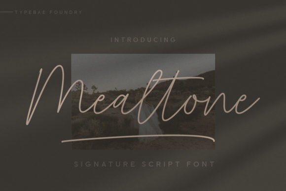 Mealtone: A Handwritten Font for Authentic Digital Design