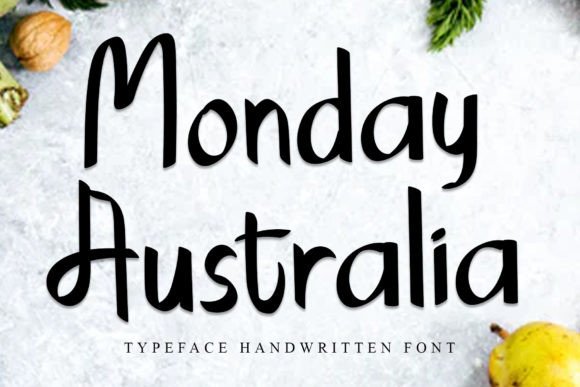 Monday Australia Font: A Beautiful Handwritten Choice for Your Brand