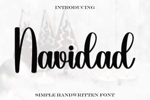 Navidad: A Script Font That Feels Like a Warm, Festive Gift