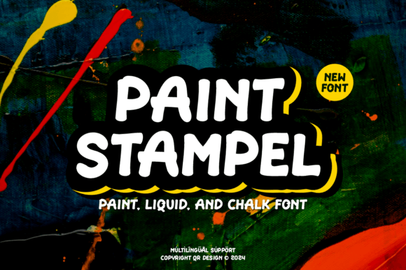 Paint Stampel: A Font Built for Friendly Branding
