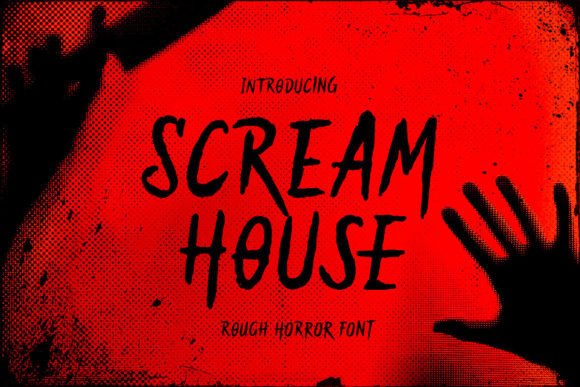 Scream House: A Horror Font Built for Authentic Brand Personality
