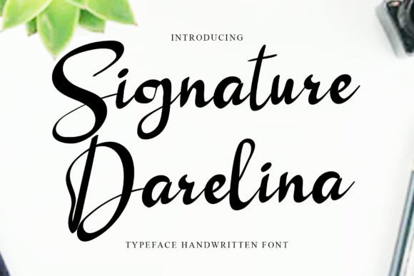 Signature Darelina: A Font for Polished Brand Design