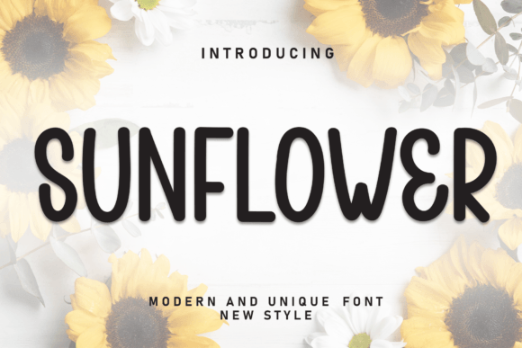 Sunflower Font: A Sweet Display Typeface for Creative Projects