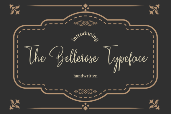 The Bellerose Typeface for Crafters and Handmade Businesses