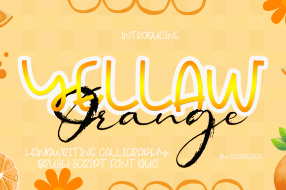Why the Yellaw Orange Font Duo is a Designer's Dream